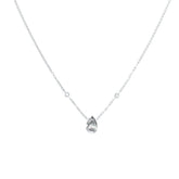 Collar Guess Dama 4G Light Plateado